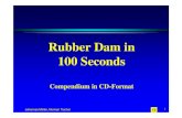 Rubber Dam in 100 Seconds English - Quintessence · widespread use of the Rubber Dam. Rubber Dam in 100 Seconds ... to allow for construction ... Rubber Dam in 100 Seconds English