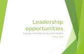 Leadership opportunities - ACOOG · Leadership opportunities Enjoying committee service within ACOOG Learn more 1. To learn more about Committee ... Michael Geria, …