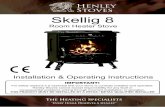 Room Heater Stove - Henley Stoveshenleystoves.com/.../MANUAL_SKELLIG_8_2018_FINAL.pdf · 1 Skellig 8 Room Heater Stove Installation & Operating Instructions IMPORTANT! For safety