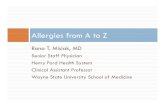 Allergies from A to Z.ppt - Wellness   of rhinitis ... Atrophic WegenerWegeners’s , sarcoid. ... Allergies from A to Z.ppt [Compatibility Mode] Author: ei5267