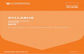 SyllabuS - Cambridge Assessment International Educationbeta.cie.org.uk/images/202745-2017-2019-syllabus.pdf · Syllabus aims and assessment ... 7.3 Glossary of terms used ... Candidates