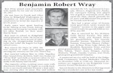 Benjamin Robert Wraybloximages.chicago2.vip.townnews.com/thereflector.com/content/... · He was born to Frank and Alice ... was trained in radio and aviation gunnery ... Tallula,