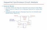 Sequential Synchronous Circuit Analysis - Computer …vision.unipv.it/reti-logiche/Chap_05_P1 Sequential... ·  · 2015-04-29Analysis with JK Flip-Flops A(t + 1) = JA + KA B(t +