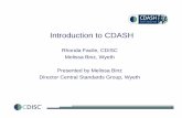 Introduction to CDASH - Digital Infuzion, Inc.cdiscportal.digitalinfuzion.com/CDISC User Networks/N… ·  · 2010-02-08Introduction to CDASH Rhonda Facile, CDISC Melissa Binz, ...