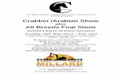 Crabbet /Arabian Show - Emma's Websiteemmaswebsite.com.au/esh/wp-content/uploads/2013/01/ProgramsNSWC...Crabbet /Arabian Show plus All Breeds Foal Show Garland & Rug for all Grand