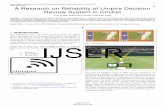 A Research on Reliability of Umpire Decision Review … by the third umpire, ... 3-Dimensional Locationing within an Indoor Smart ... A Research on Reliability of Umpire Decision Review