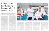 CONVERGENCE B18 FDA trial for S’pore biomedical and Visitors... · B20 SCIENCE | THESTRAITSTIMES | FRIDAY,NOVEMBER25,2016 | | FRIDAY,NOVEMBER25,2016 | THESTRAITSTIMES | B21 Stem