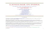 Strength for Today and Bright Hope for Tomorrowlanguageinindia.com/sep2017/v17i9sep2017.pdfLanguage in India ISSN 1930-2940 17:9 September 2017 Contents i LANGUAGE IN INDIA Strength