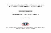 International Conference on Communication Systems ICCS …€¦ ·  · 2014-03-05special issue international journal of electronics and communication engineering & technology (ijecet)