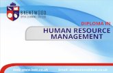 HUMAN RESOURCE MANAGEMENT Brochure - CABA RESOURCE... · Diploma in Human Resource Management (Level 4) Awarding Body: ... The course is assignment based after ... When paying in