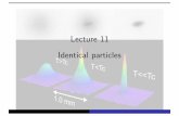 Lecture 11 Identical particles - University of Cambridgebds10/aqp/lec11_compressed.pdf · Identical particles Until now, our focus has largely been on the study of ... e.g. electrons