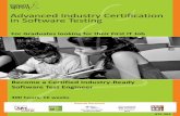 Advanced Industry Certification in Software Testing ·  · 2013-03-07in Software Testing ... Regression Test Week 6: ... Requirement Analysis Scope Definition Test Planning and Test