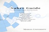 Sabre Guide - Marian University Access/MU_Account... · Sabre Guide Account login instructions . Portal Guard MyMarian Marian Email SabreNet Marian Online 2 Mobile App Cardinal Meyer