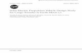 Solar Electric Propulsion Vehicle Design Study for Cargo ... · length and extent of graphic presentations. ... A design study for a cargo transfer vehicle using solar electric propulsion