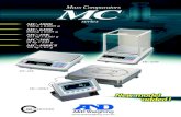 Mass Comparators MC  9000 CERTIFIED   MC-10K MC-100KS MC-6100 MC series Mass Comparators MC-1000 1100 g  0.0001 g MC-6100 6100 g