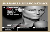 BUSINESS FORECASTING · Copyright © 2013 Journal of Business Forecasting ... delivering demand planning and forecasting solutions to improve ... or matching demand to supply with