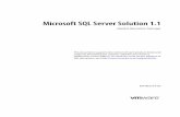 Microsoft SQL Server Solution 1 - VMware Solution Exchange · Introduction to the Microsoft SQL Server Solution 1 The Microsoft SQL Server Plug-in is deployed to the End Point Operations
