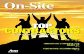 TOP CONTRACTORS - On-Site Magazine - Canada's … · Congratulations to all of On-Site’s top contractors and we wish everyone within the Canadian construction industry a profitable