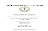 UNIVERSITY OF SOUTH FLORIDAhsc.usf.edu/NR/rdonlyres/0230604E-FEAF-4A9F-8F78-275DB92765EA/... · Thomas B. Casale, M.D., Professor of Medicine * Roger W. Fox, M.D., Professor of Medicine,