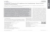 Property Control of Graphene by Employing “Semi-Ionic” Liquid Fluorinationweb.skku.edu/~nmdl/publication/2013/(Adv. Funct. Mater. 2013... · “graphane”, which has a ... Liquid