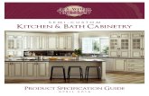 SEMI-CUSTOM Kitchen & Bath Cabinetry · SEMI-CUSTOM Kitchen & Bath Cabinetry Product Specification Guide APRIL 2016