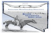 Associate Membership Directory - Nevada … Associate Membership Directory Nevada Cattlemen’s Association 2 AccountAnt Kafoury Armstrong & Co. 975 Fifth Street, Elko, NV 89801 phone: