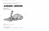Aspiradora Vacuum Cleaner - Applica Use and Care Manuals · 3 4 Gracias por haber comprado la aspiradora Black&Decker®. Esta aspiradora trae un filtro de alta eficiencia HEPA que