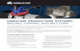 IBBSCAM PRODUCTION SYSTEMS: MILLING, … PRODUCTION SYSTEMS: MILLING, TURNING, AND MILL-TURN GibbsCAM simplifies the complex, with the power to meet the challenges of the most demanding