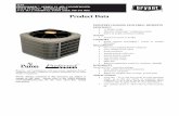 Product Data · Product Data 123A PREFERREDt SERIES 13 AIR CONDITIONER WITH PURONr REFRIGERANT 1--1/2 TO 5 NOMINAL TONS (SIZE 018 TO 060) TM the environmentally sound refrigerant