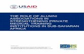 The Role of Alumni Associations in Strengthening Private ...pdf.usaid.gov/pdf_docs/PA00K922.pdf · Strengthening Health Outcomes through the Private Sector (SHOPS) project. THE ROLE