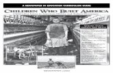 A NEWSPAPER IN EDUCATION CURRICULUM GUIDE TEACHER GUIDE Children Who Built America: Child Labor Issues in American History and Today’s Newspaper Table of Contents NEWSPAPER LOGO