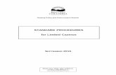 Standard Procedures for Limited Casinos - British Columbia · PDF fileStandard Procedures for Limited Casinos September 2015 Gaming Policy and Enforcement Branch