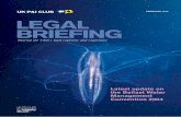FEBRUARY 2015 LEGAL BRIEFING - UK P&I · FEBRUARY 2015 LEGAL BRIEFING ... ballast water of oil tankers, it colonised the Caspian Sea. ... clear that EIF will not be before 2016.