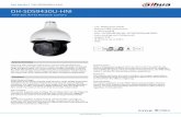 dh-sd59430u-hni - CCTV Center · Pro Series | DH-SD59430U-HNI System Overview Featuring with powerful optical zoom and accurate pan/tilt/zoom performance, the SD59 series PTZ camera
