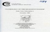 PATHOLOGY OF THE DIGESTIVE SYSTEM - Uscap · "PATHOLOGY OF THE DIGESTIVE SYSTEM" Study Cases, Subscription A November 2005 California Tumor Tissue Registry c/o: Department of Pathology