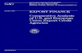 GGD-96-1 Export Finance: Comparative Analysis of U.S. … ·  · 2007-08-27October 1995 EXPORT FINANCE Comparative Analysis of U.S. and European Union Export Credit Agencies ...