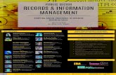 PUBLIC SECTOR RECORDS & INFORMATION MANAGEMENT … Records and... · Chris Fripp, Director – Records & Information Management, ... Management, Records and Document Management, Workflow