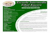 Escuela Intermedia Ethel Kucera - doc-tracking.com · Escuela Intermedia Ethel Kucera 1 Published: January 2014 Escuela Intermedia Ethel Kucera Código CDS: 36-67850-06111744 Directora