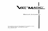 Manual Actuators 11-14-08 - Val-Matic Valve & Mfg · manual actuators ® val-matic valve and manufacturing corp. 905 riverside drive, elmhurst, il 60126 tel. (630) 941-7600 fax. (630)