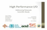 High Performance I/O - Georgia Institute of Technology H., Wolf, M., Eisenhauer, G., Klasky, S., Schwan, K., and Zheng, F. 2009. DataStager: scalable data staging services for petascale