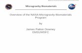 Microgravity Biomaterials - NASA Biomaterials Science Selection SLPS Science Selection Process: Traditionally projects are selected from proposals submitted in response to a NASA