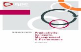 Productivity: Concepts, Measurement & Performance · PDF file · 2018-01-29Queensland Productivity Commission Productivity: Concepts, Measurement and Performance iii The Role of the