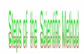 Method involves a - Science WITH Mr. dvorin ·  · 2016-09-21The Scientific Method involves a series of steps that are used to investigate a natural occurrence.