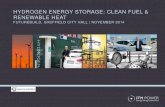 HYDROGEN ENERGY STORAGE: CLEAN FUEL & RENEWABLE … · hydrogen energy storage: clean fuel & renewable heat ... cng station downstream . 12 ... hydrogen energy storage: clean fuel