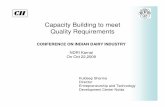 Capacity Building to meet Quality Requirements Bl… · Development Center Noida. ... The nationwide recall covers meat processed at the company's plant in suburban Franconia from