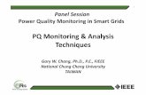 PQ Monitoring Analysis Techniques - Home - IEEE … Voltage Sag Detections Wavelet Analysis • Since the singular points are those samples where signal discontinuities are present,