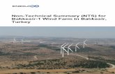 Non-Technical Summary (NTS) for Balıkesir-1 Wind Farm …ebrd.com/english/pages/project/eia/42978.pdf · Non-Technical Summary (NTS) for Balıkesir-1 Wind Farm in Balıkesir, ...