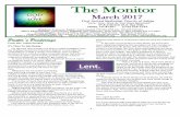 The Monitor - Amazon Simple Storage Service · The Monitor March 2017 ... Beautiful music was provided by Mary ... service in Salida and Buena Vista for about thirty years.