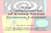 Key Components of Every Great Science Lesson Science...8/1/2012 1 Key Components of Every Great Science Lesson Linda L. Smith Elementary Science Resource Specialist Paulsboro Public