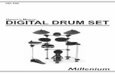 Owner s Manual DIGITal DruM seT - Musikhaus Thomann · 2 HD-100 Thank you for purchasing this digital drum set.It has been developed to act and play like an acoustic drum set but